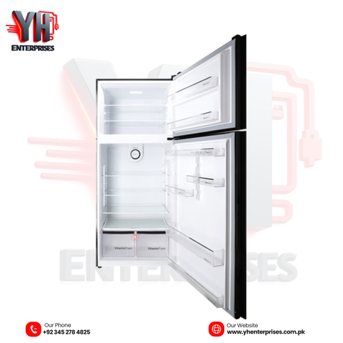 Dawlance 91999 Graze+ Gem Black Double Door Refrigerator