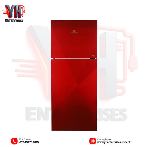 Dawlance Refrigerator 91999 LF Acce Coral Red Double Door Refrigerator
