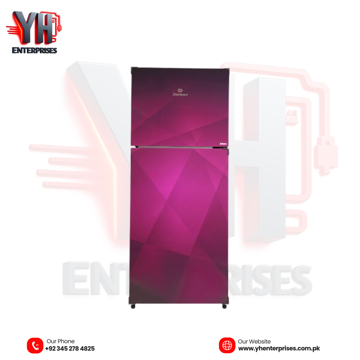 Dawlance REF 9178LF Avante Diamond Purple Double Door Refrigerator