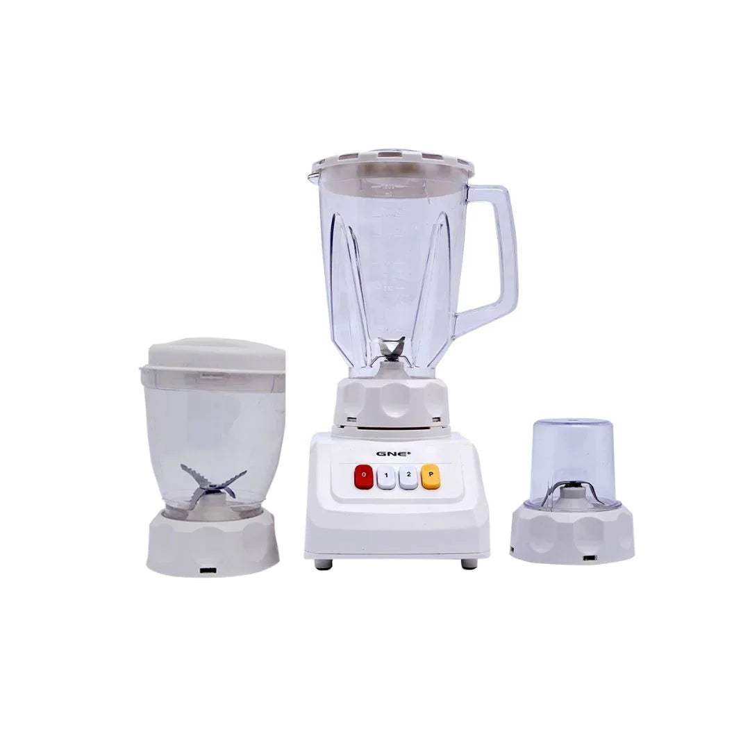 Gaba National Blender & Grinder GN-703 3 in 1 White (Brand Warranty)
