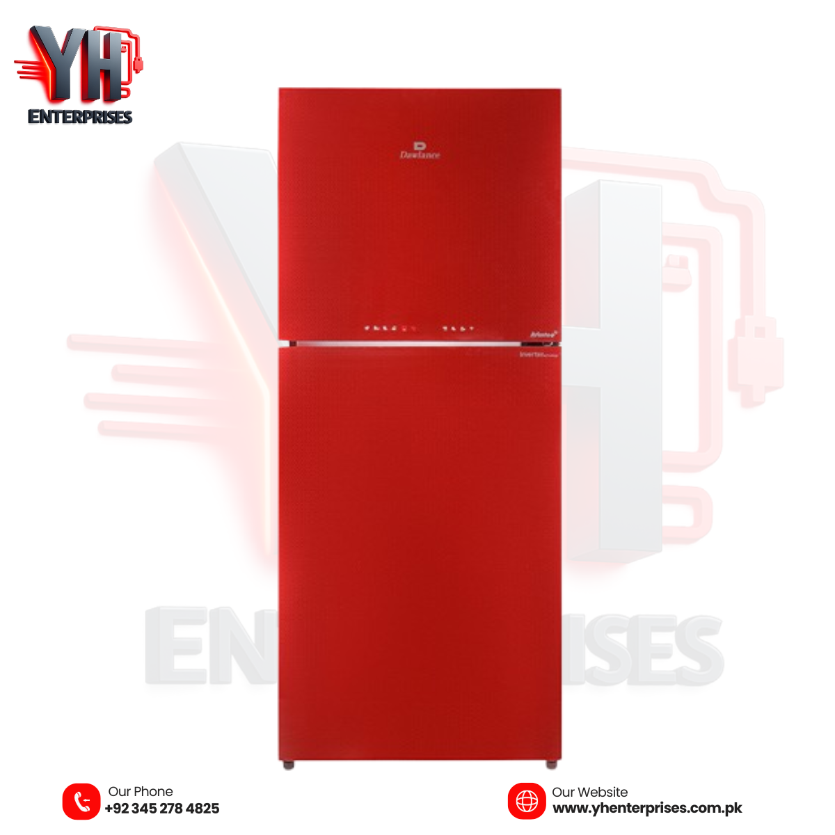 Dawlance 9193LF Avante+ IoT Silky Red Double Door Refrigerator