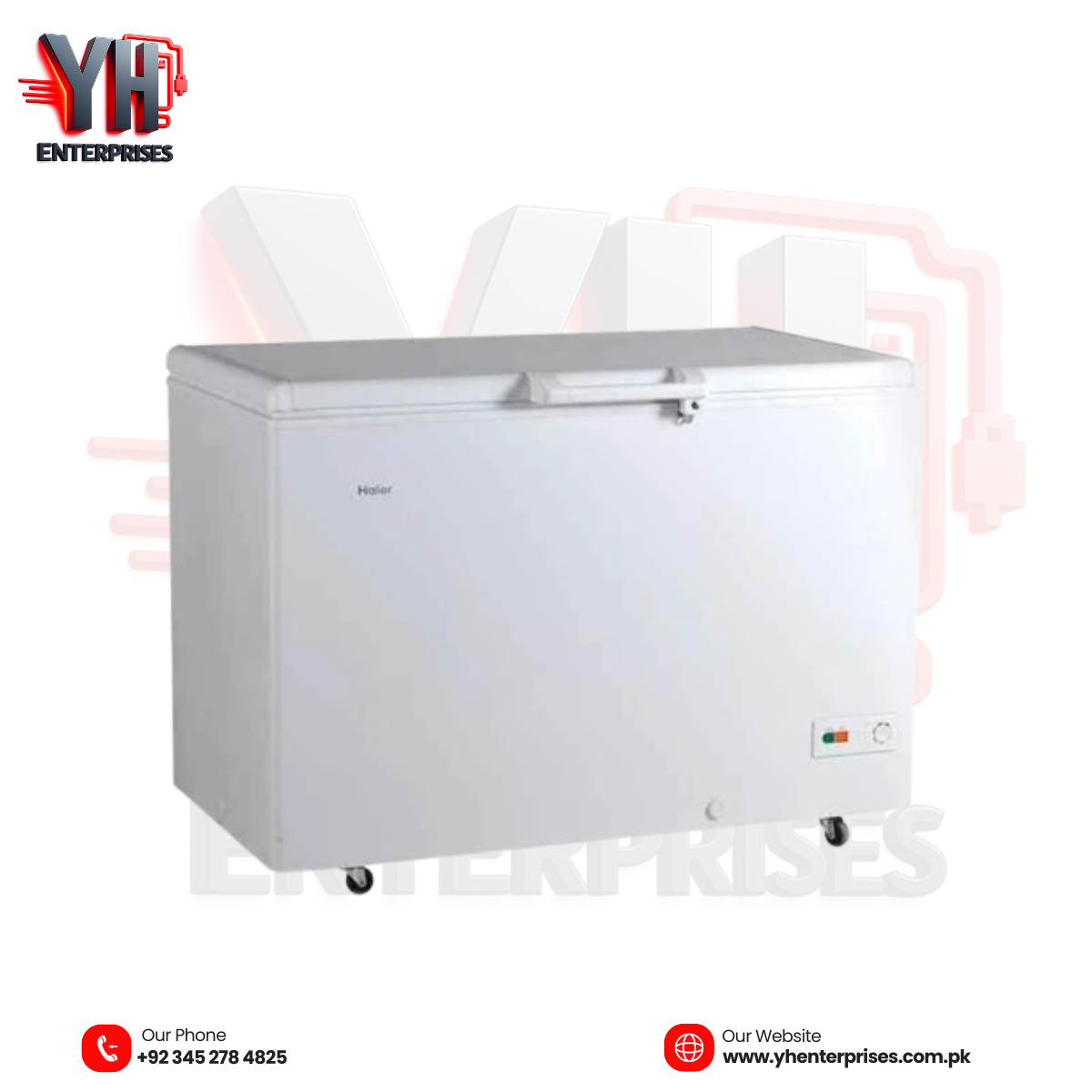Haier HDF-285IG / HDF-285INV Inverter Chest Freezer – 285L Smart Grey Cooling Solution