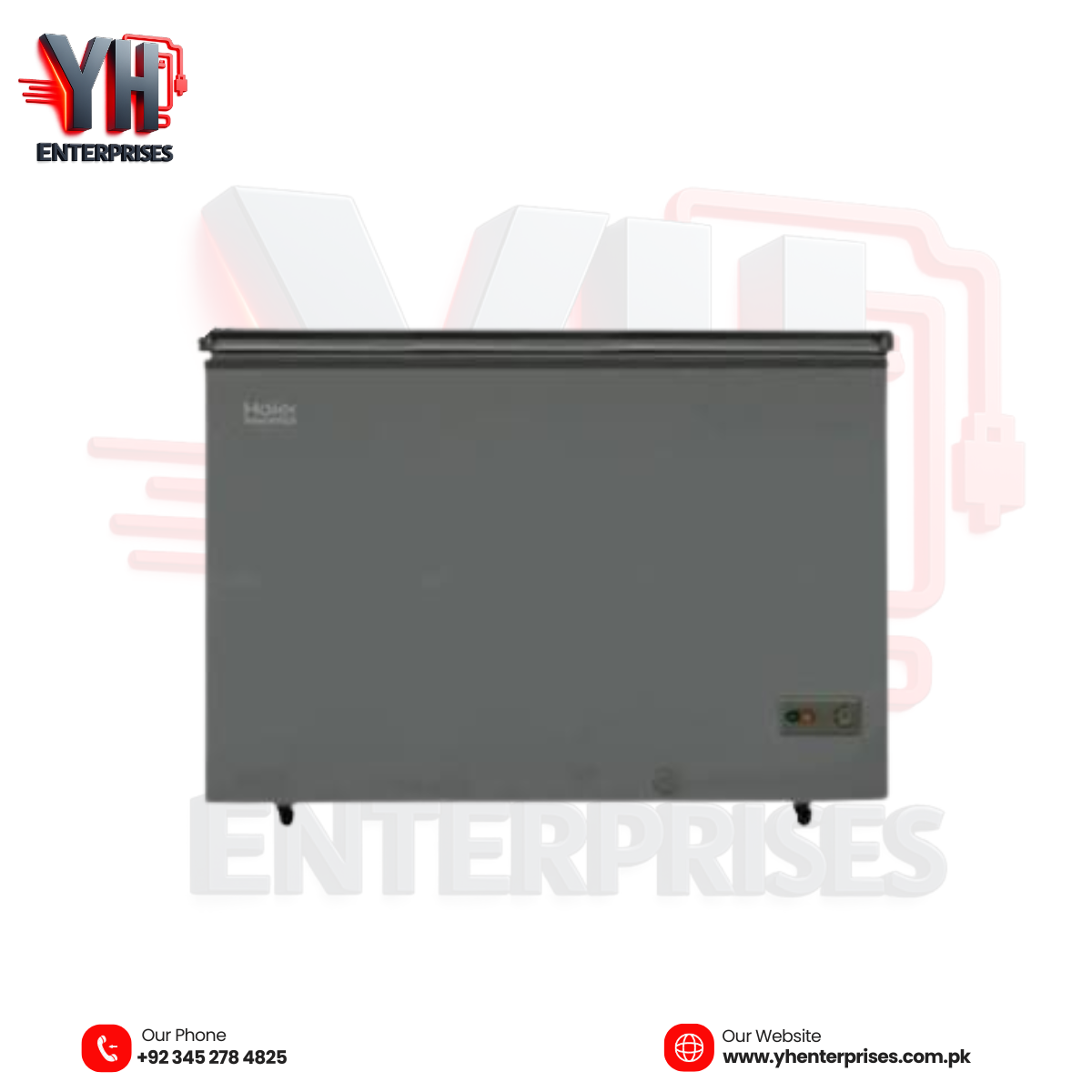 Dawlance HDF-405IG Inverter Grey Chest Freezer – Smart Cooling with Energy Saving Technology