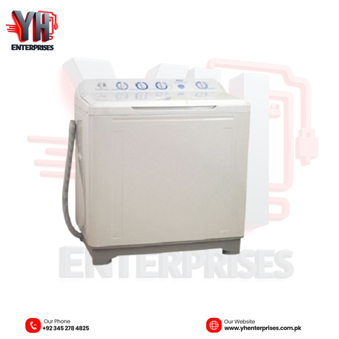 Haier HWM 120-AS 12KG Twin Tub Washing Machine – Powerful, Efficient & Family-Friendly