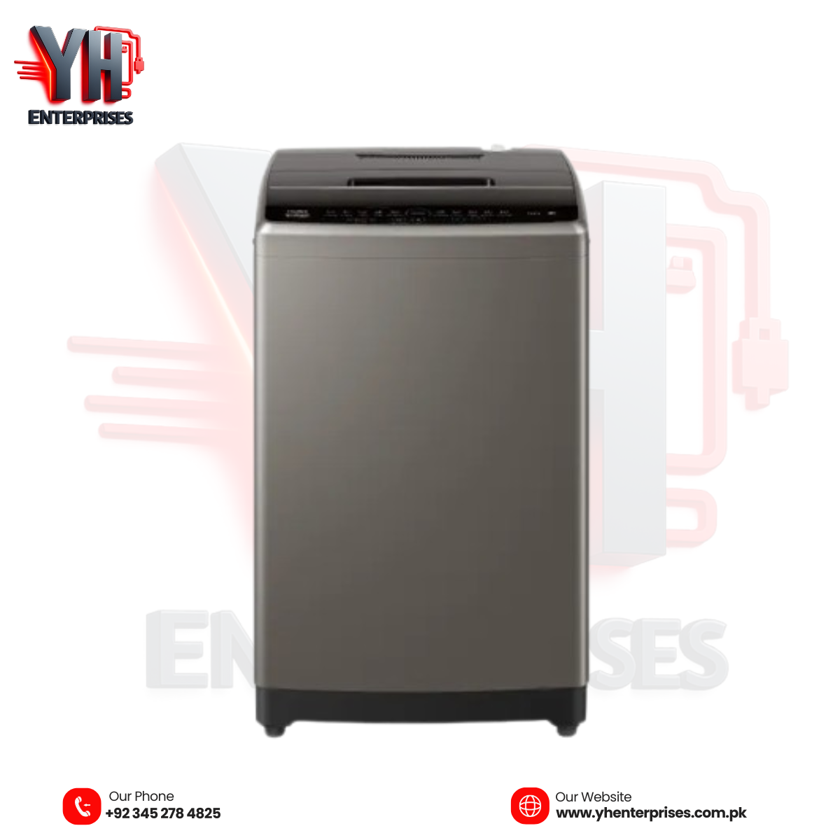 Haier HWM100-1269S2 10KG Top Load Washing Machine – Smart, Powerful & Gentle on Clothes