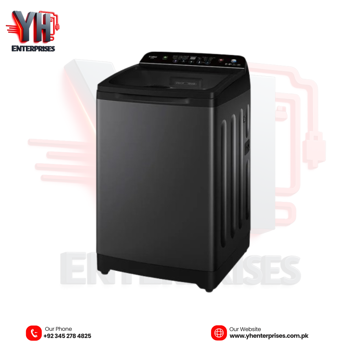 Haier HWM110-B688S8 11KG Automatic Top Load Washing Machine – Powerful, Quiet & Energy Efficient