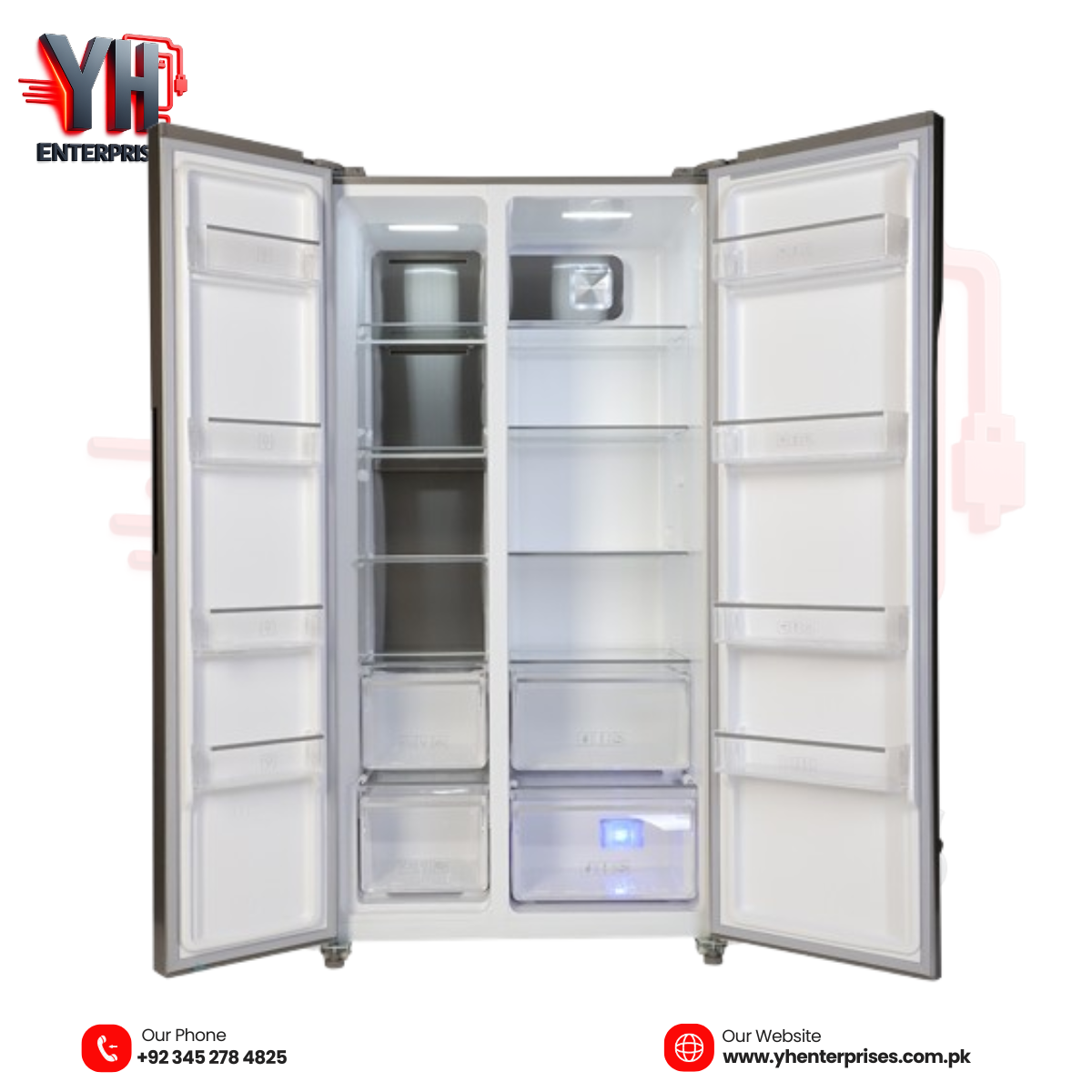 Dawlance DSS-9055 Inv GD Side-by-Side No Frost Refrigerator
