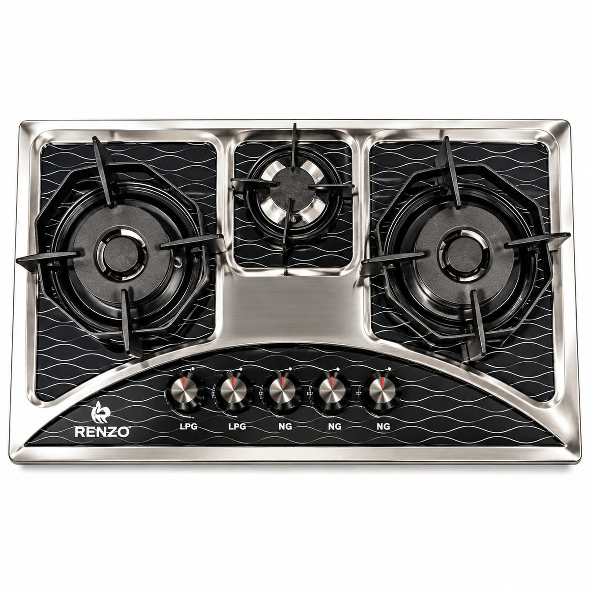AA Gas Combine Hob Gas Plus LPG with Auto Ignition and 5 Knobs in Pakistan | YH Enterprises
