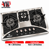 AA Gas Combine Hob Gas Plus LPG with Auto Ignition in Pakistan | YH Enterprises