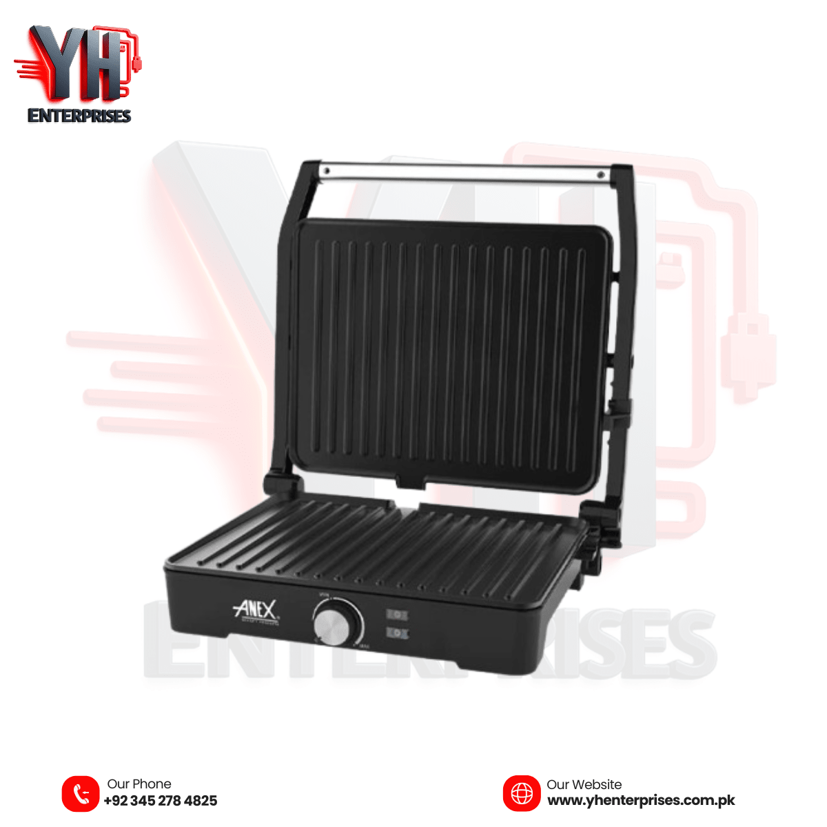 Anex AG-2142 Deluxe Barbecue Grill – Perfect Grilling for Every Occasion - yhenterprises