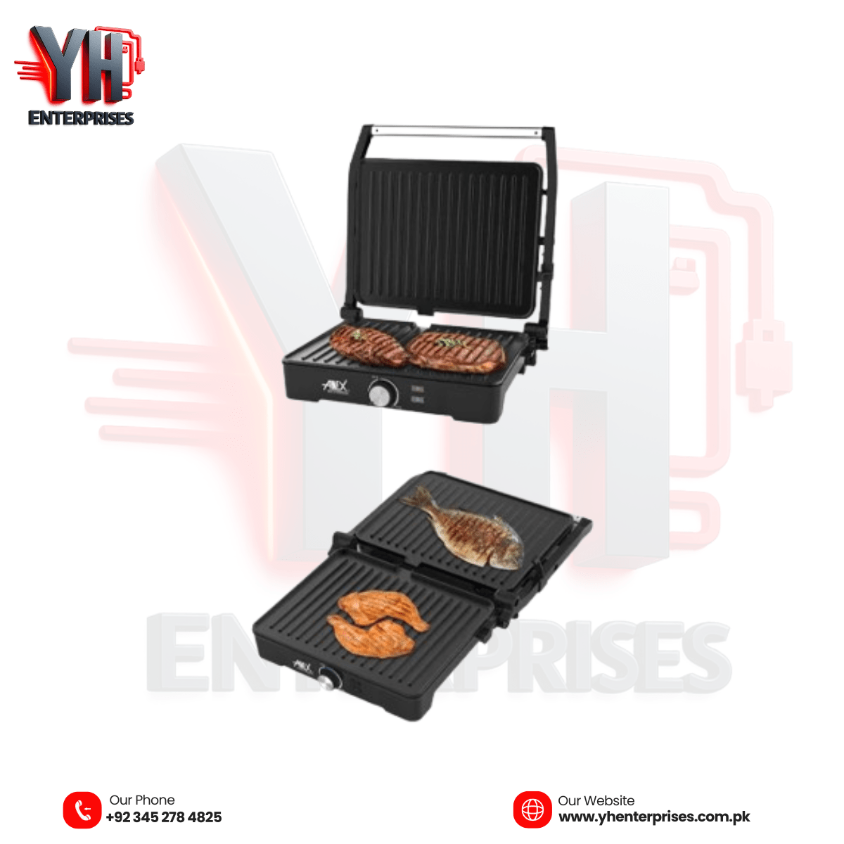 Anex AG-2142 Deluxe Barbecue Grill – Perfect Grilling for Every Occasion - yhenterprises