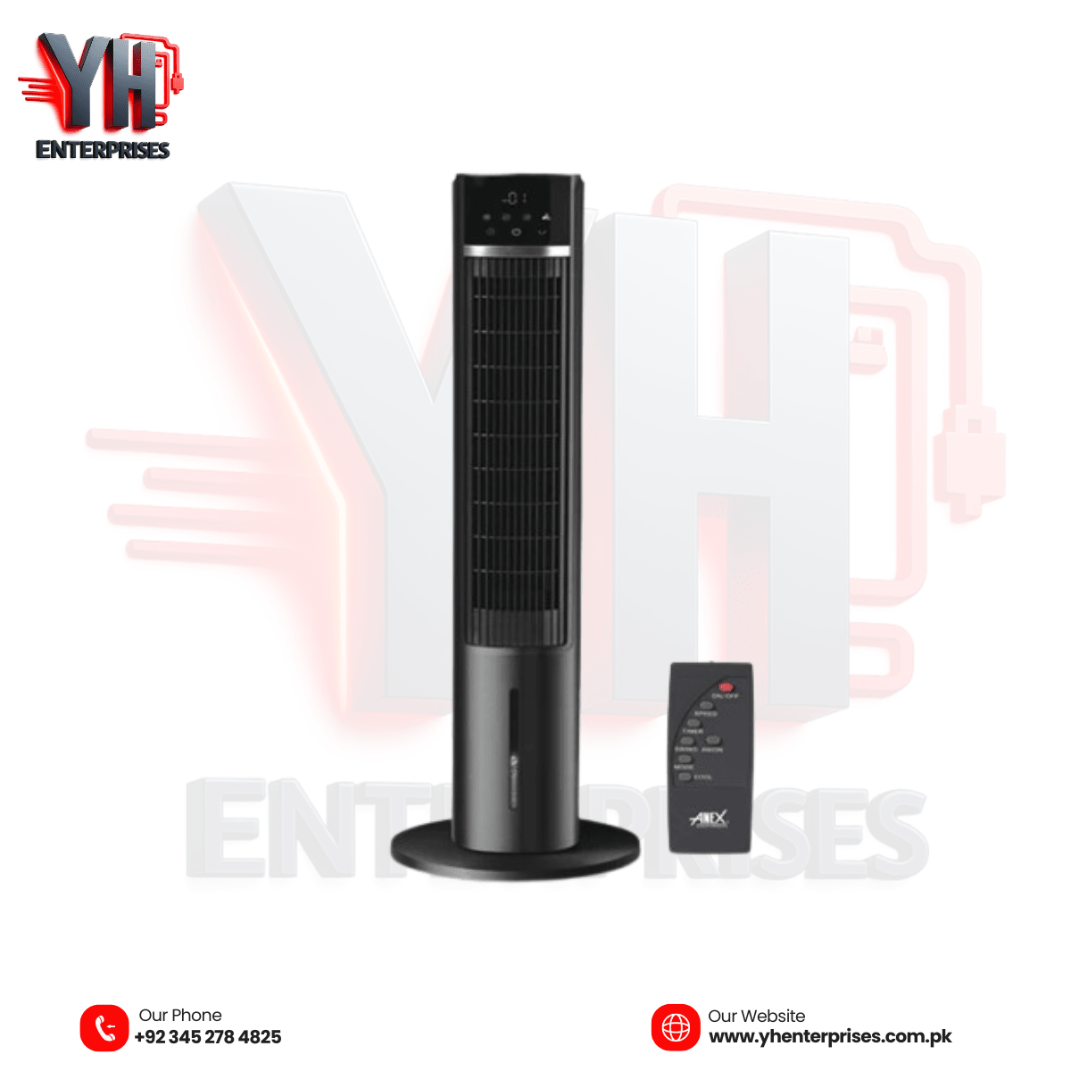 ANEX AG-9087 Air Cooler – Smart Cooling with Remote Convenience! - yhenterprises