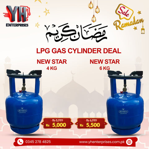NewStar 4Kg & 6Kg LPG Gas Cylinders – Safe, Durable & Reliable Cooking Solutions