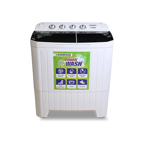 Kenwood Power Wash (Black Flower) 10KG Semi-Automatic Washing Machine – KWM-211059SAG