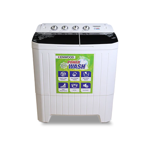 Kenwood Power Wash (Black Flower) 10KG Semi-Automatic Washing Machine – KWM-211059SAG
