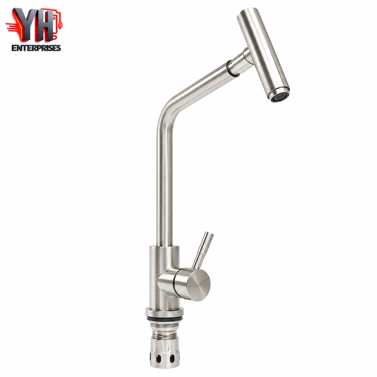 Crown F5 Stainless Steel Kitchen Faucet Three-Way Sprayer Single Handle Anti-Leak Design in Pakistan | YH Enterprises