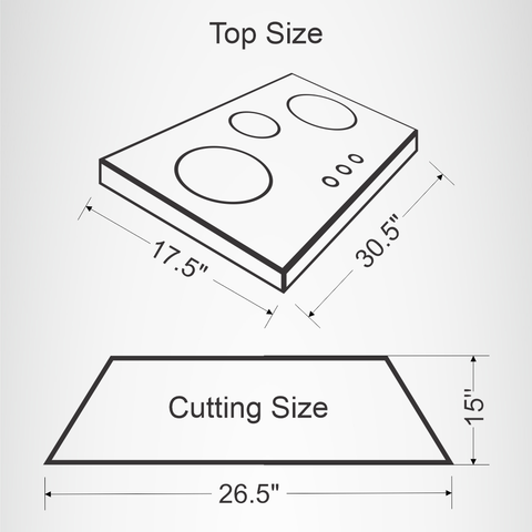 Crown Built-in Hob Model CR-3110