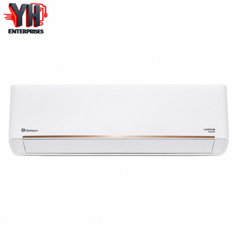 Dawlance Chrome 1.5 Ton Inverter AC 18000 BTU Heat and Cool 4D Airflow Fast Cooling Gold Fin YH Enterprises
