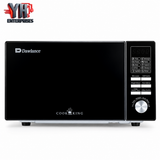 Dawlance DW-128-G 28-Litre Black Grilling Microwave Oven with 900W Power, Digital Display, 5 Power Levels, 2 Combination Modes and Child Lock | YH Enterprises