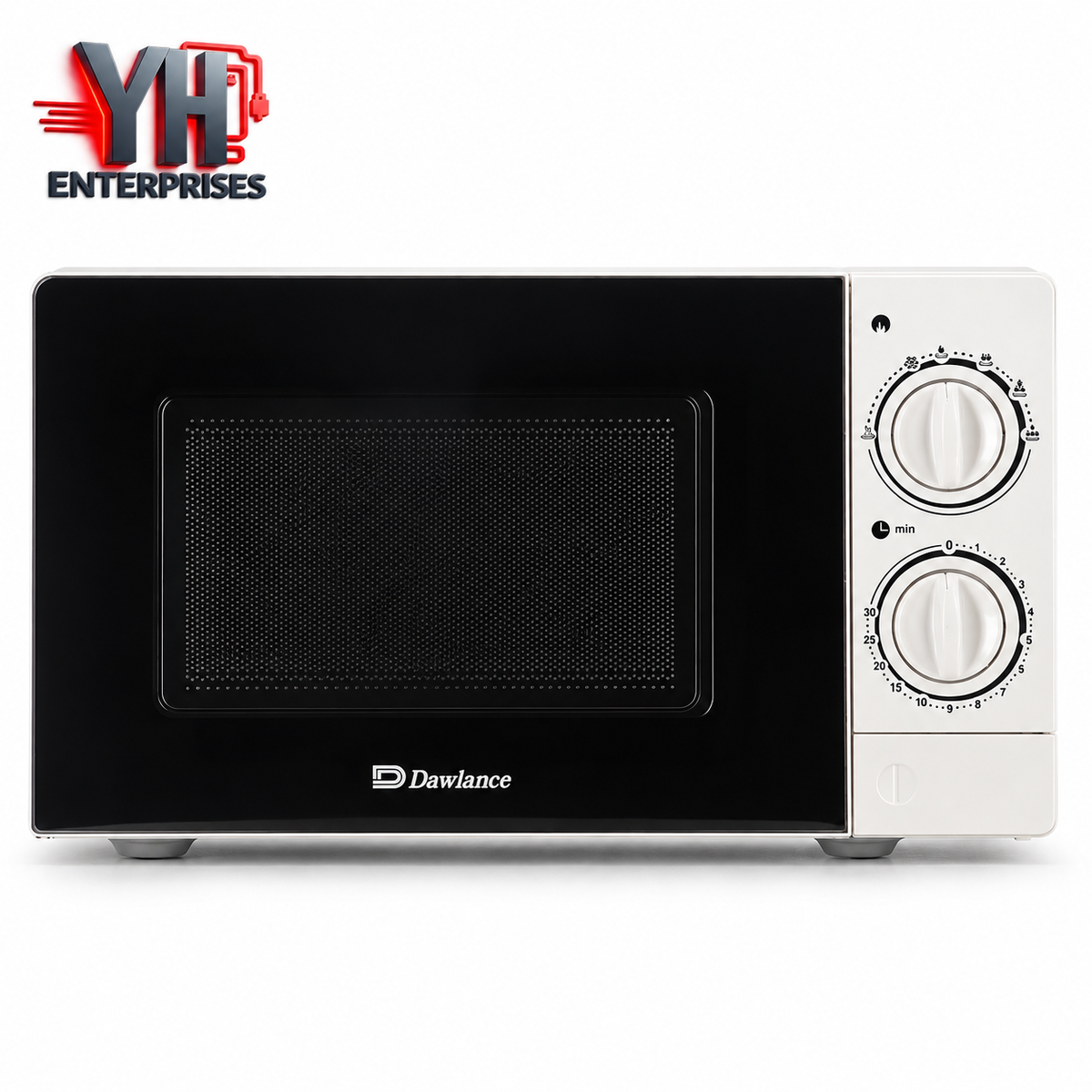 Dawlance DW-220 S 20-Litre White Solo Heating Microwave Oven with 700W Power, Mechanical Control Panel and Freestanding Design | YH Enterprises