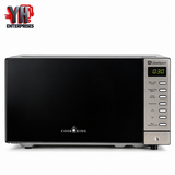 Dawlance DW-297-GSS 20-Litre Black Grilling Microwave Oven with Digital Display, 700W Power, 5 Power Levels, Auto Menus and Child Lock | YH Enterprises