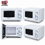 Dawlance DW-MD 15 White Solo Microwave Oven with 20-Litre Capacity, Mechanical Control Panel, 5 Power Levels and Defrosting Guidance | YH Enterprises