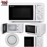 Dawlance DW-210 S SOLO White 20-Litre Solo Microwave Oven with Mechanical Controls, 700W Heating Power and Compact Freestanding Design | YH Enterprises