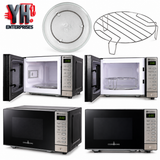Dawlance DW-297-GSS Black 20-Litre Digital Grill Microwave with Combination Cooking, Weight and Time Defrost, Preset Cooking, Auto Menus and Child Safety Lock | YH Enterprises