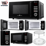 Dawlance DW-393 G Black 23-Litre Microwave with Grill Function, Digital Controls, Built-In Pakistani and International Recipes and Child Safety Lock | YH Enterprises
