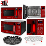 Dawlance DW 530-AF Red 30-Litre Air Fryer Microwave with 4 Combination Modes, Auto Menus, Express Cooking, Keep-Warm Function and Child Lock | YH Enterprises