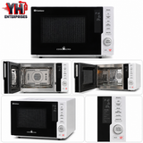 Dawlance DW-550 AF Black and White 30-Litre Digital Air Fryer Microwave with 4 Combination Modes, Weight and Time Defrost, Eco Mode and Child Lock | YH Enterprises