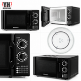 Dawlance DW-MD-4-N-Black 20L Solo Microwave Oven with Mechanical Control Panel, 6 Power Levels, Cooking Timer and Food-Type Guide | YH Enterprises