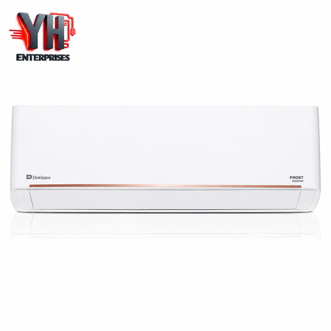 Dawlance Frost 1.25 Ton Inverter AC 14000 BTU White Silver Strip 150V Low Voltage WindBlast Fast Cooling Gold Fin YH Enterprises