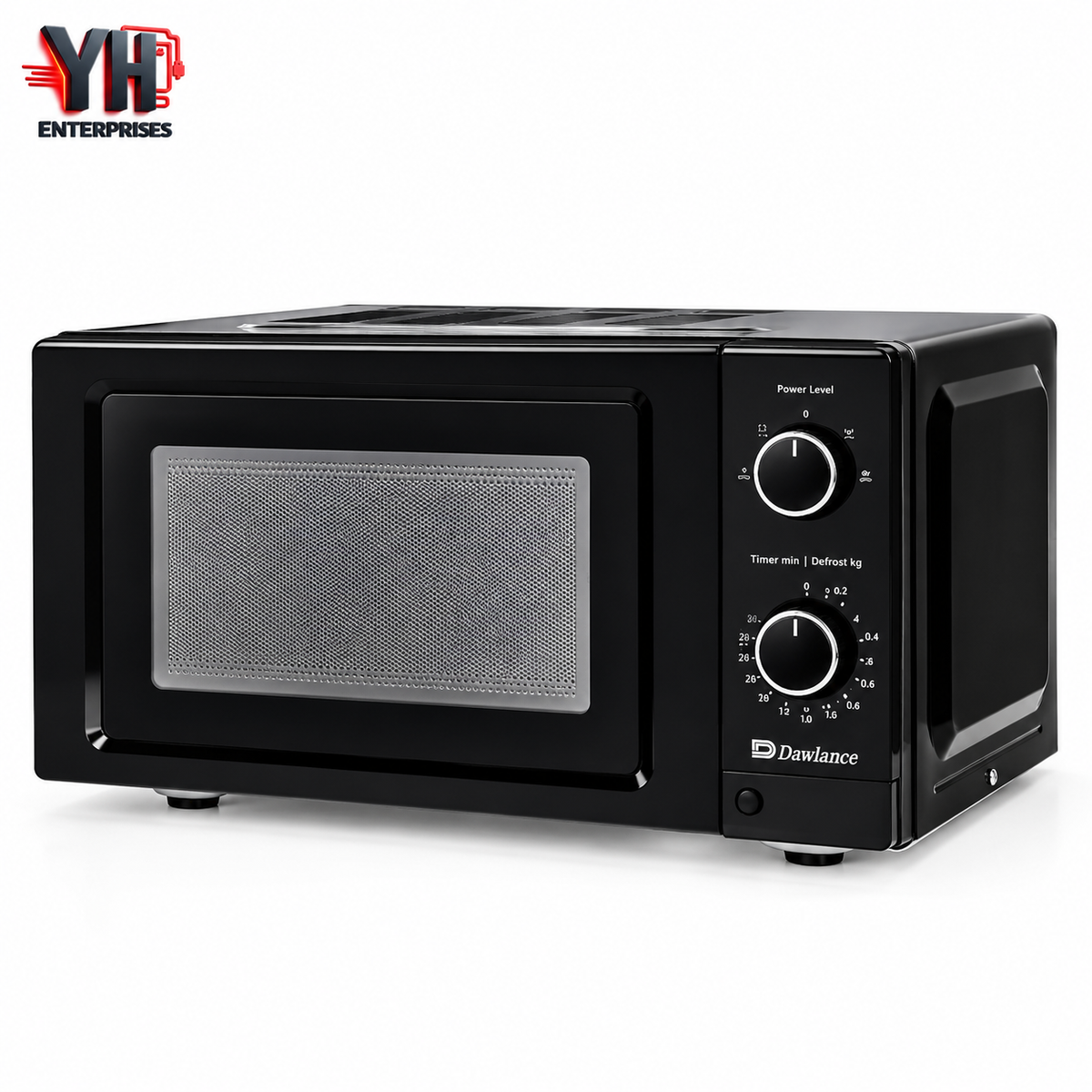 Dawlance MD 20 20-Litre Black Inverter Solo Heating Microwave Oven with Even Heating, Faster Cooking and Consistent Defrosting Technology | YH Enterprises