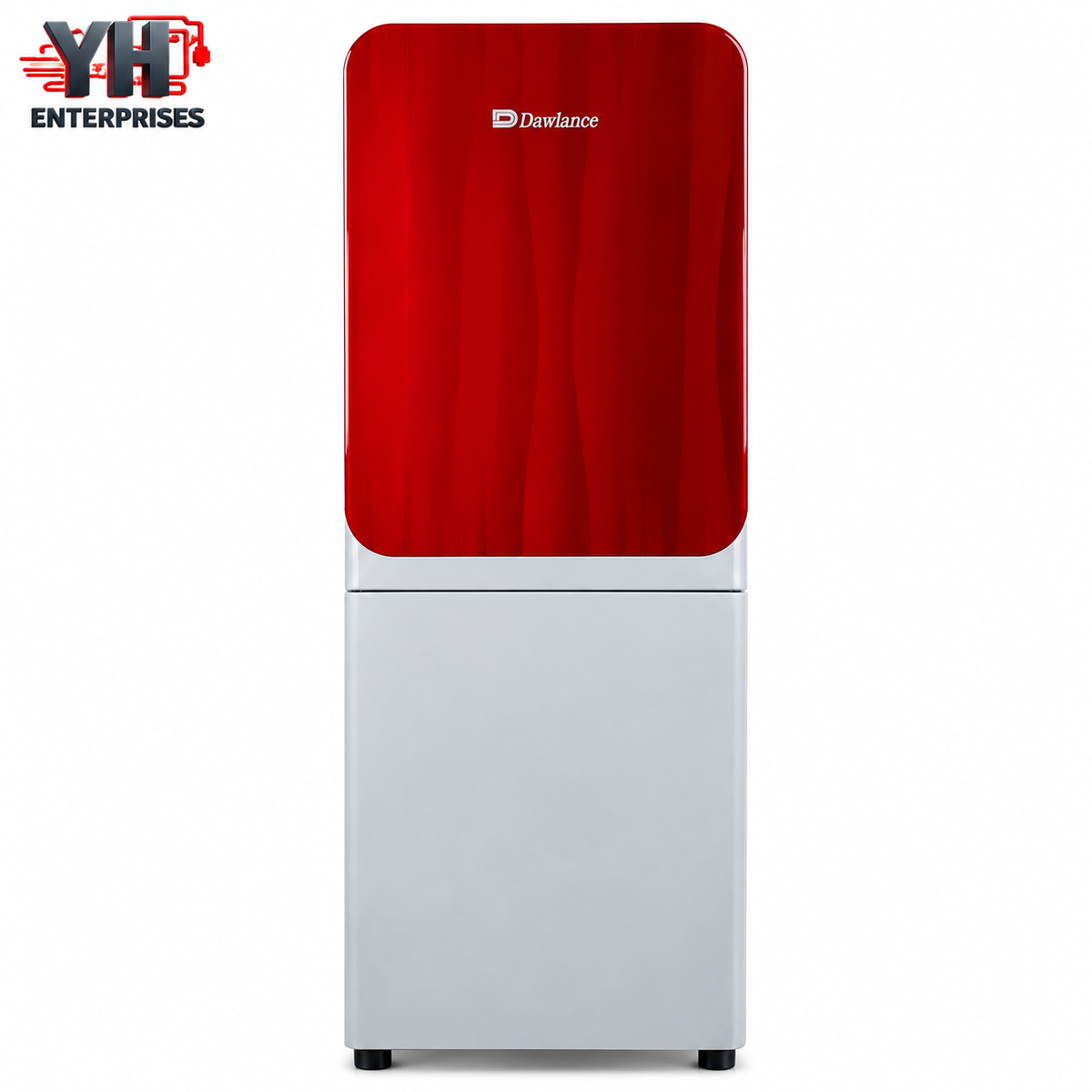Dawlance WD-1051 Red and Black Top Load Water Dispenser with Built-in Refrigerator Compartment and Hot, Normal and Cold Water Taps in Pakistan | YH Enterprises