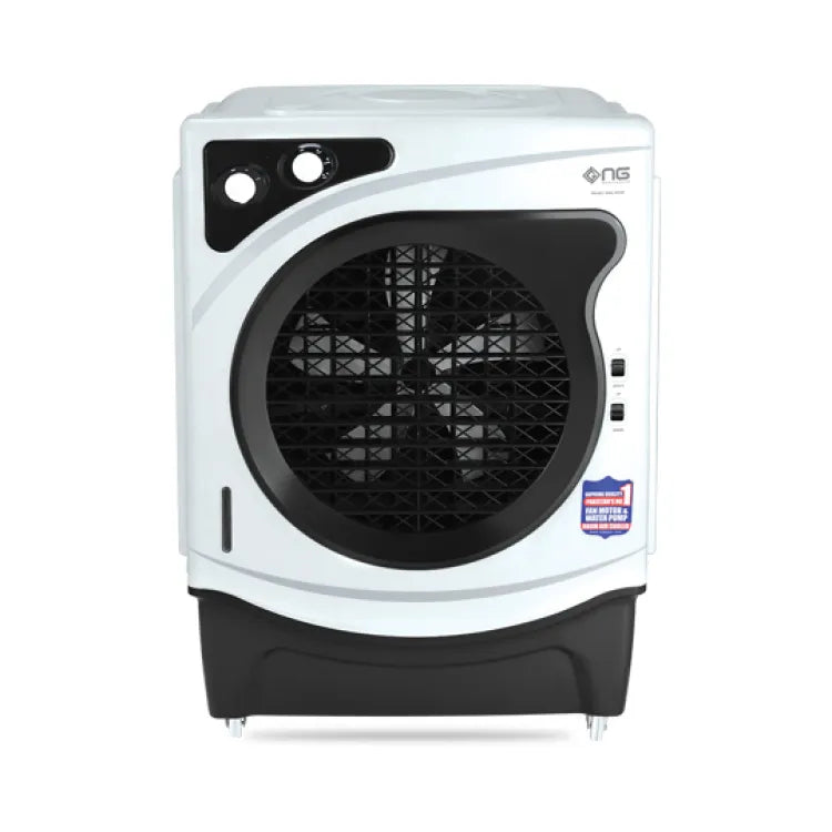 Nasgas Room Cooler Model NAC-9723 Unique & Stylish Design Imported NAC-9723 Evaporative Cooling Pad Five Wings Special Designed 75 Liters Tnak Capacity Plastic Brand Warranty
