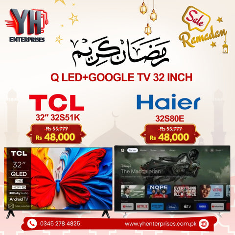 TCL S51K Series & Haier 32S80E – QLED Smart Google TVs