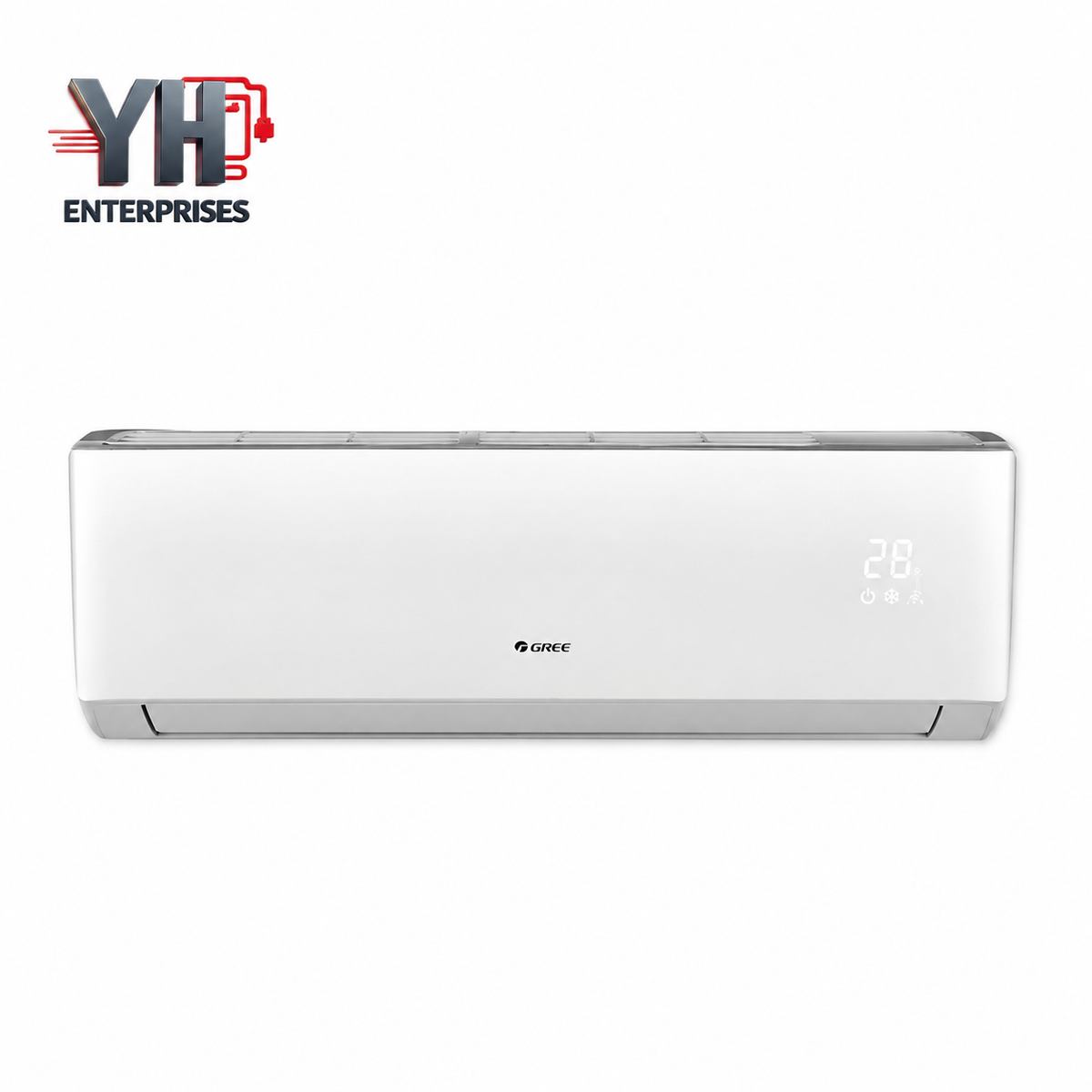 GREE 12PITH14S 1 Ton Turbo Inverter AC White WiFi G10 A+ 150V 3D Airflow Six Filters Heat Cool YH Enterprises