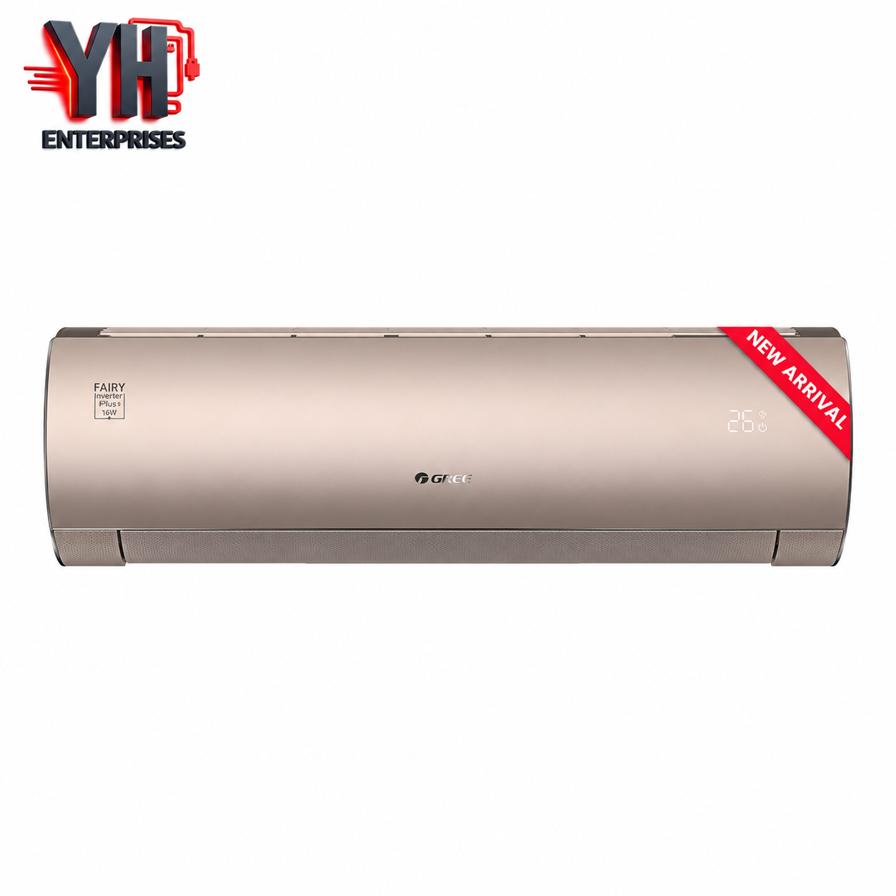 GREE Fairy 1 Ton Inverter AC GS-12FITH7C G10 WiFi Heat Cool 3D Airflow 150V Startup YH Enterprises