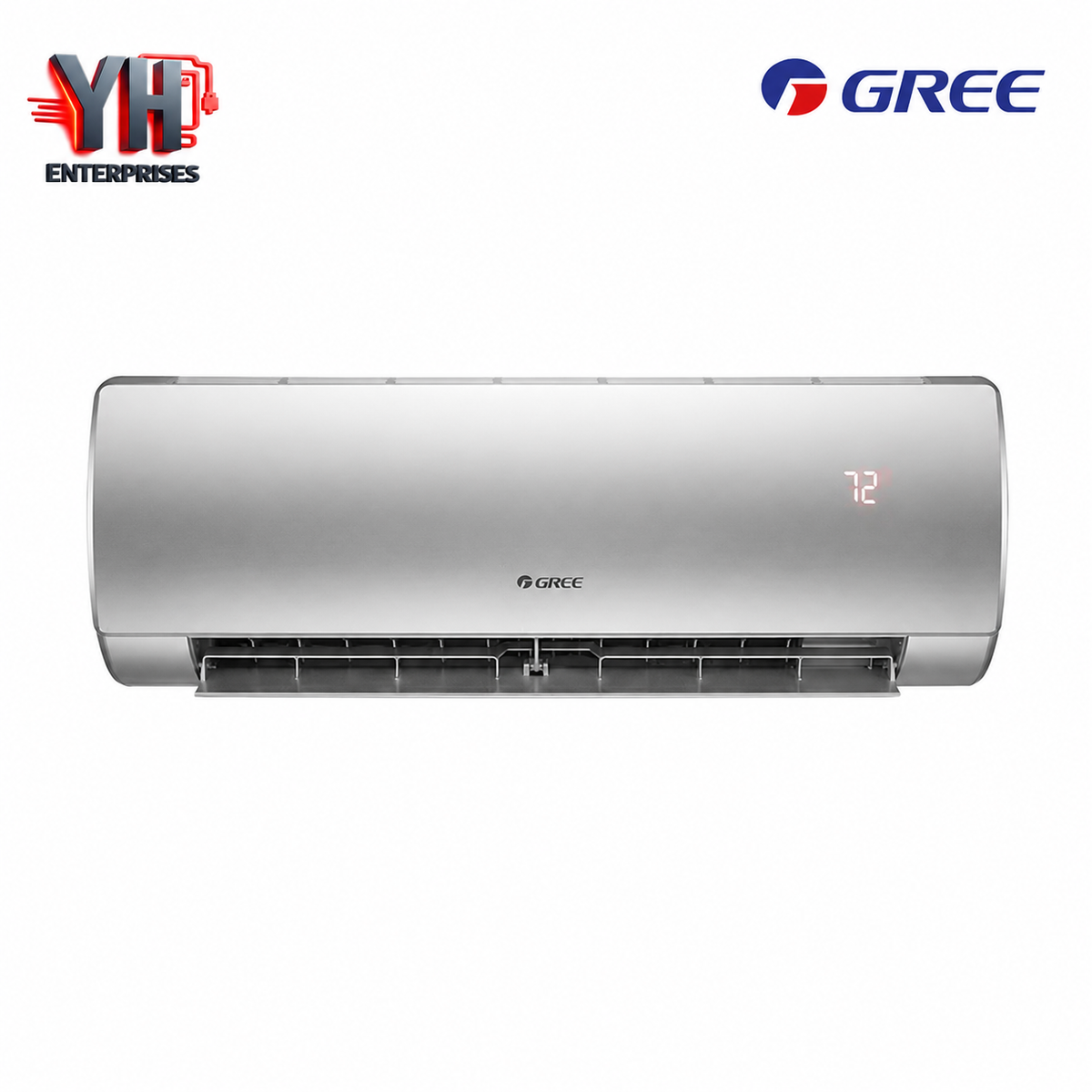 GREE GS-12FITH3W 1 Ton Fairy Inverter AC Champagne G10 T3 Heat Cool 150V 3D Airflow YH Enterprises