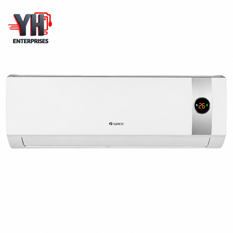 GREE GS-12LM8L 1 Ton Conventional Lomo Series AC White Turbo Cooling Golden Fin YH Enterprises