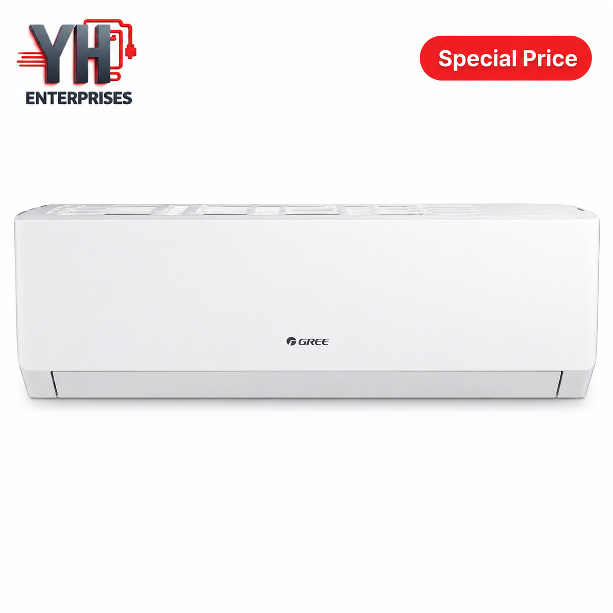 GREE GS-12PITH-10W 1 Ton Pular Cool Only AC A+ 4D Airflow Cold Plasma 150V Startup YH Enterprises
