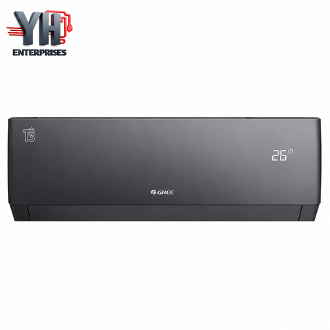 GREE GS12PITH21B-T3 1 Ton Pular T3 Inverter AC Black G10 WiFi A+ 150V 4-Way Airflow Heat Cool YH Enterprises