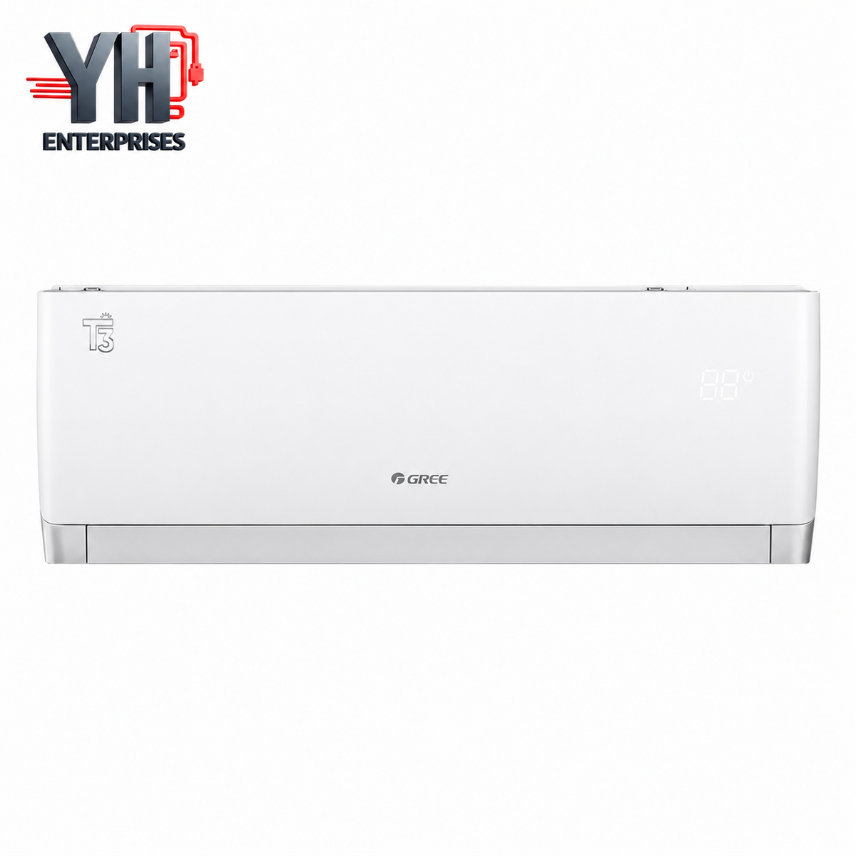 GREE GS12PITH21W-T3 1 Ton Pular T3 Inverter AC White G10 WiFi A+ 150V 4-Way Airflow Heat Cool YH Enterprises