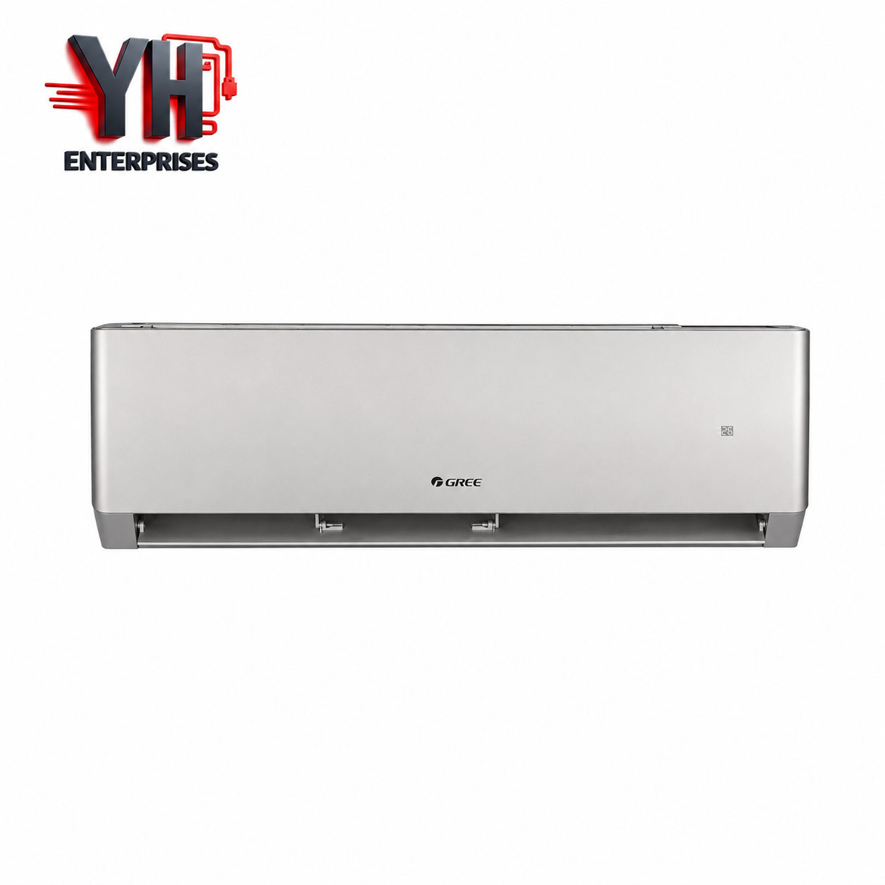 GREE GS18PITH11S 1.5 Ton Pular DC Inverter AC Glossy Gray G10 A+ 150V 4D Airflow Cold Plasma Heat Cool YH Enterprises