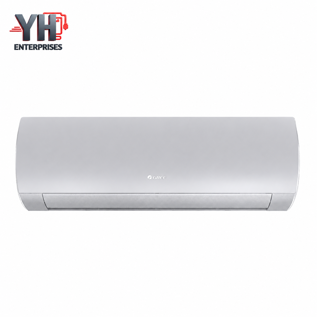 GREE GS24FITH1S 2 Ton Fairy DC Inverter AC Silver WiFi G10 A+ 150V 4-Way Airflow Heat Cool YH Enterprises