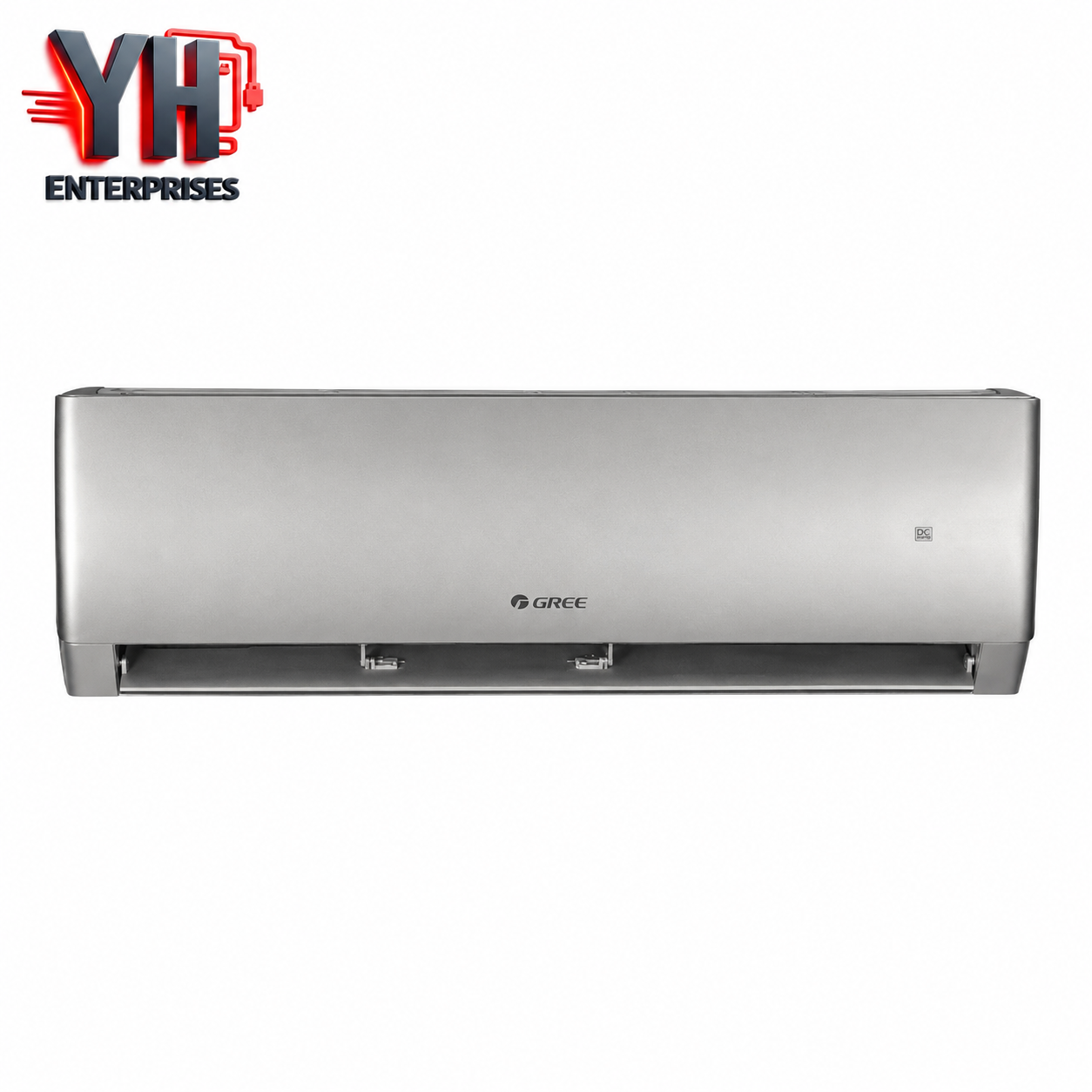 GREE GS24PITH11S 2 Ton Pular Inverter AC Gray WiFi 4-Way Airflow 7 Fan Speeds Health Filters Heat Cool YH Enterprises