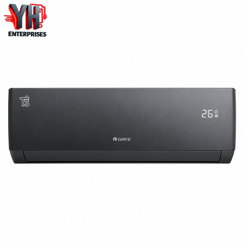 GREE Pular T3 Black 1.5 Ton Inverter AC GS-18PITH21B-T3 18000 BTU G10 WiFi Heat Cool Self Clean YH Enterprises