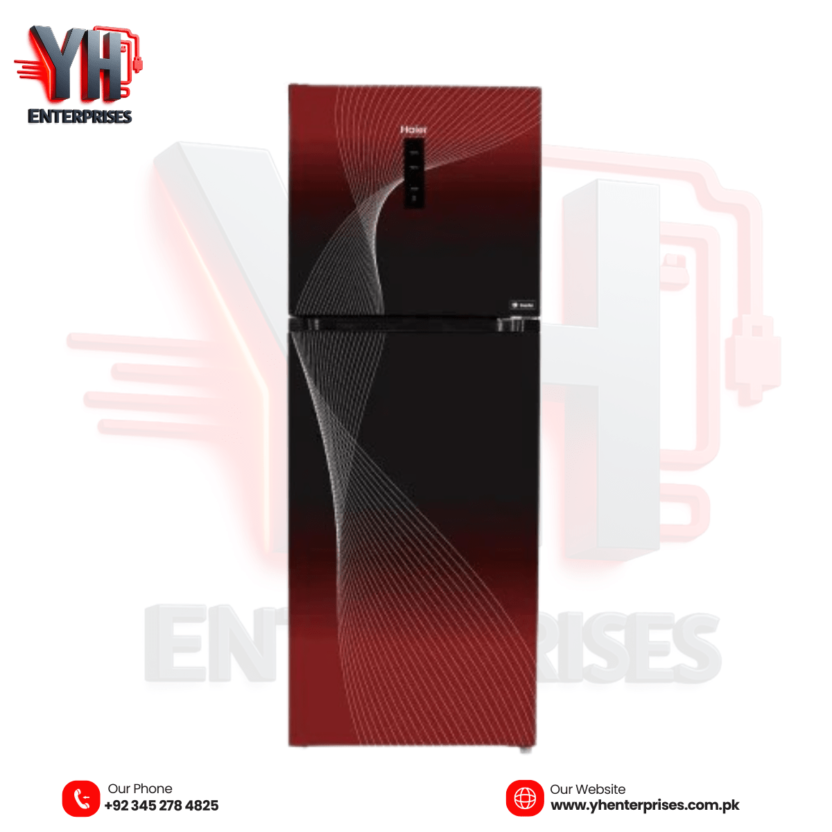Haier HRF 458 IFGA, IFRA & IFPA Digital Inverter Refrigerator – 16 CFT Premium Freshness, Smart Cooling & Maximum Energy Savings - yhenterprises