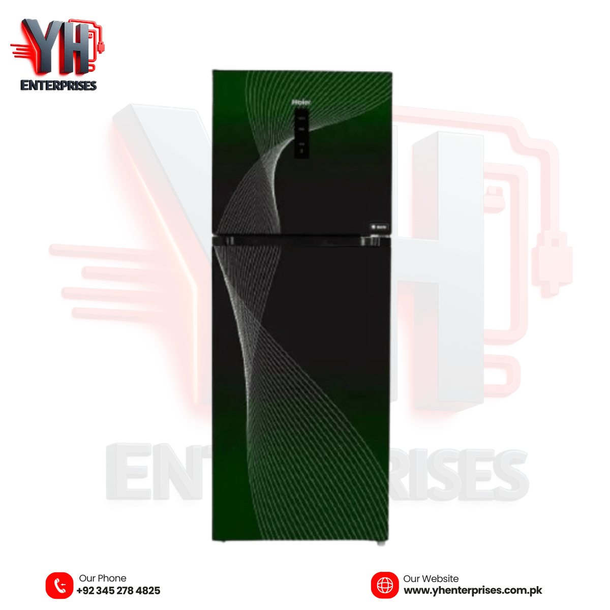 Haier HRF 458 IFGA, IFRA & IFPA Digital Inverter Refrigerator – 16 CFT Premium Freshness, Smart Cooling & Maximum Energy Savings - yhenterprises